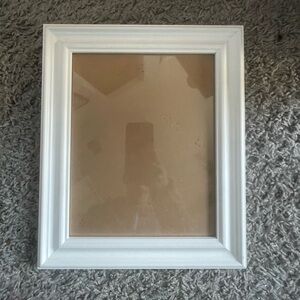 Elegant Wood White Frame & Purple Silver frame with black velvet backing 2ct